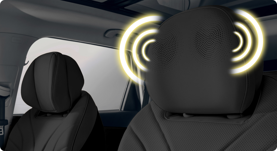 Speaker Sandaran Kepala