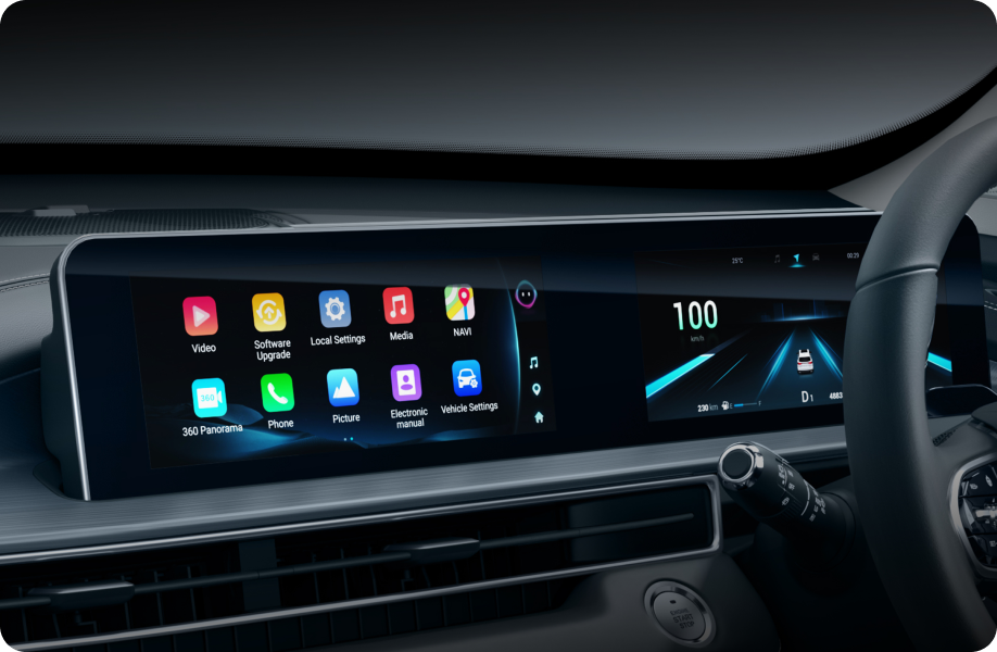 10.25 Inch Dual Screen